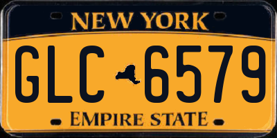 NY license plate GLC6579