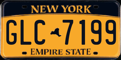 NY license plate GLC7199