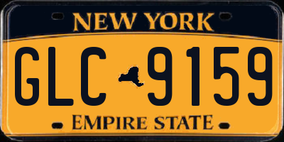 NY license plate GLC9159