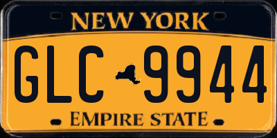 NY license plate GLC9944