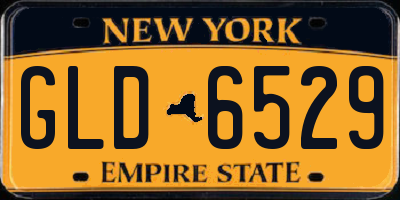 NY license plate GLD6529