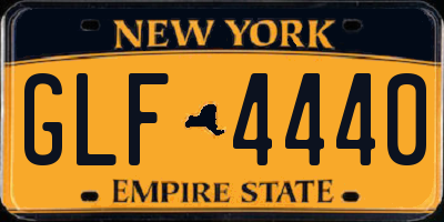 NY license plate GLF4440