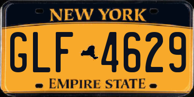 NY license plate GLF4629