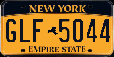 NY license plate GLF5044