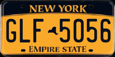 NY license plate GLF5056