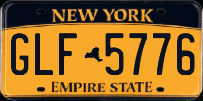 NY license plate GLF5776