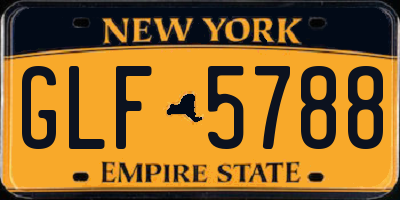 NY license plate GLF5788