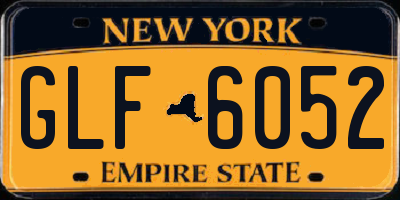 NY license plate GLF6052
