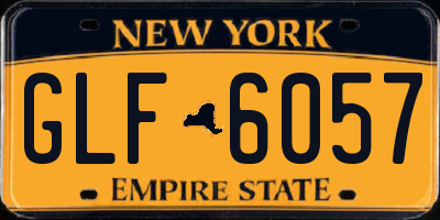 NY license plate GLF6057