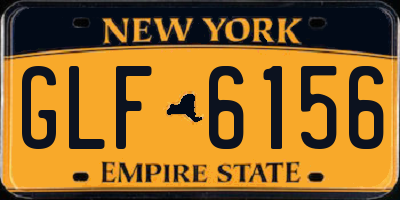 NY license plate GLF6156