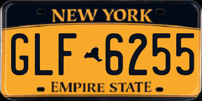 NY license plate GLF6255