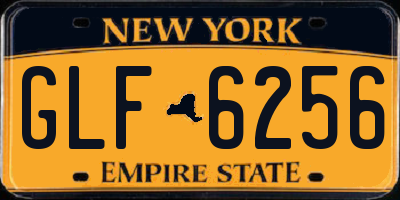 NY license plate GLF6256