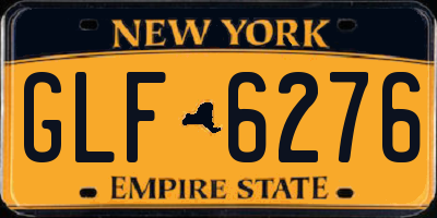 NY license plate GLF6276