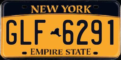 NY license plate GLF6291