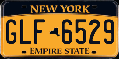 NY license plate GLF6529