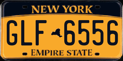 NY license plate GLF6556