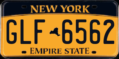NY license plate GLF6562