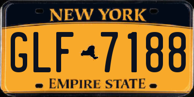 NY license plate GLF7188