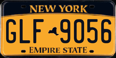 NY license plate GLF9056