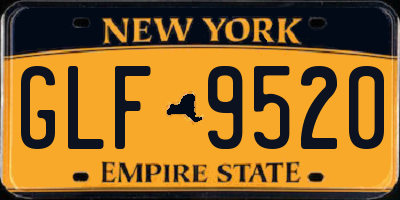NY license plate GLF9520