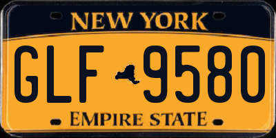 NY license plate GLF9580