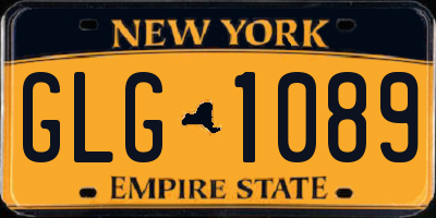 NY license plate GLG1089
