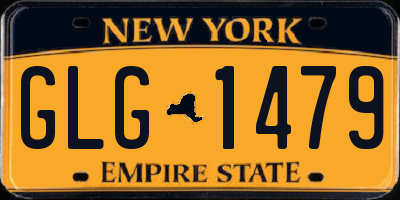 NY license plate GLG1479