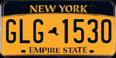 NY license plate GLG1530