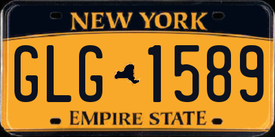 NY license plate GLG1589