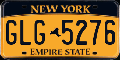 NY license plate GLG5276