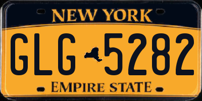 NY license plate GLG5282