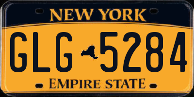 NY license plate GLG5284