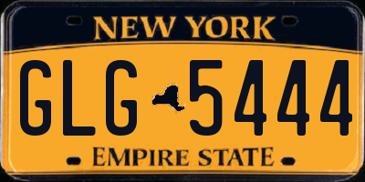 NY license plate GLG5444