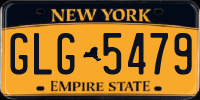 NY license plate GLG5479