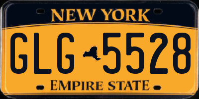 NY license plate GLG5528