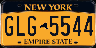 NY license plate GLG5544