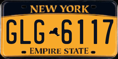 NY license plate GLG6117