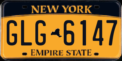 NY license plate GLG6147
