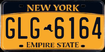 NY license plate GLG6164