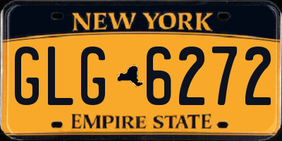 NY license plate GLG6272