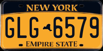 NY license plate GLG6579