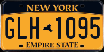 NY license plate GLH1095