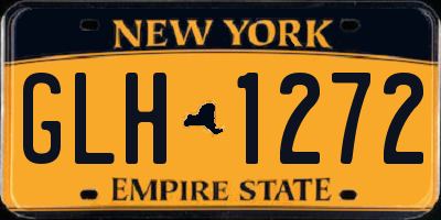 NY license plate GLH1272