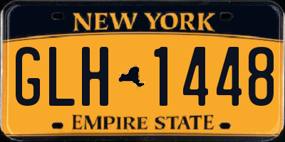 NY license plate GLH1448
