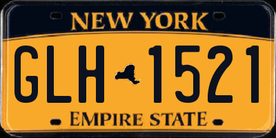 NY license plate GLH1521
