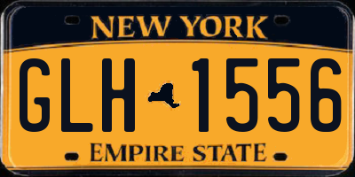 NY license plate GLH1556