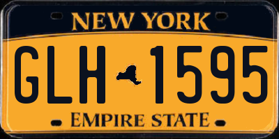 NY license plate GLH1595