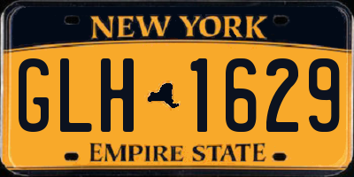 NY license plate GLH1629