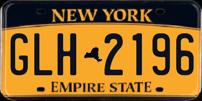 NY license plate GLH2196
