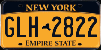 NY license plate GLH2822